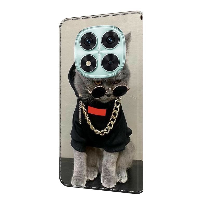 Leren Hoesje Voor Xiaomi Redmi Note 14 Pro 4g Yo-kat