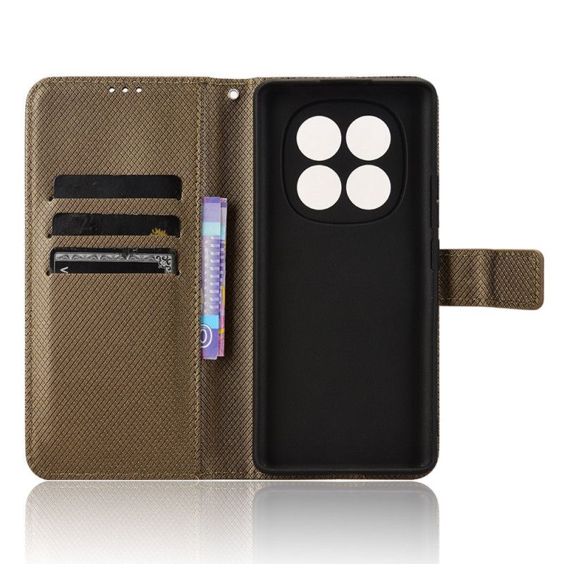 Leren Hoesje Xiaomi Redmi Note 14 Pro 4g Diamanttextuur