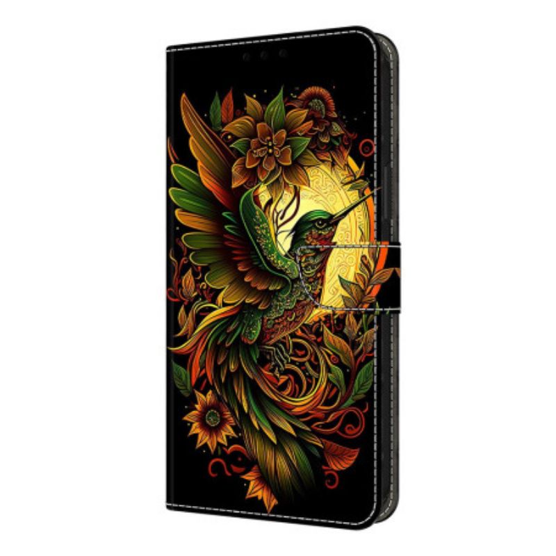 Leren Hoesje Xiaomi Redmi Note 14 Pro 4g Leeuwerik Bescherming Hoesje