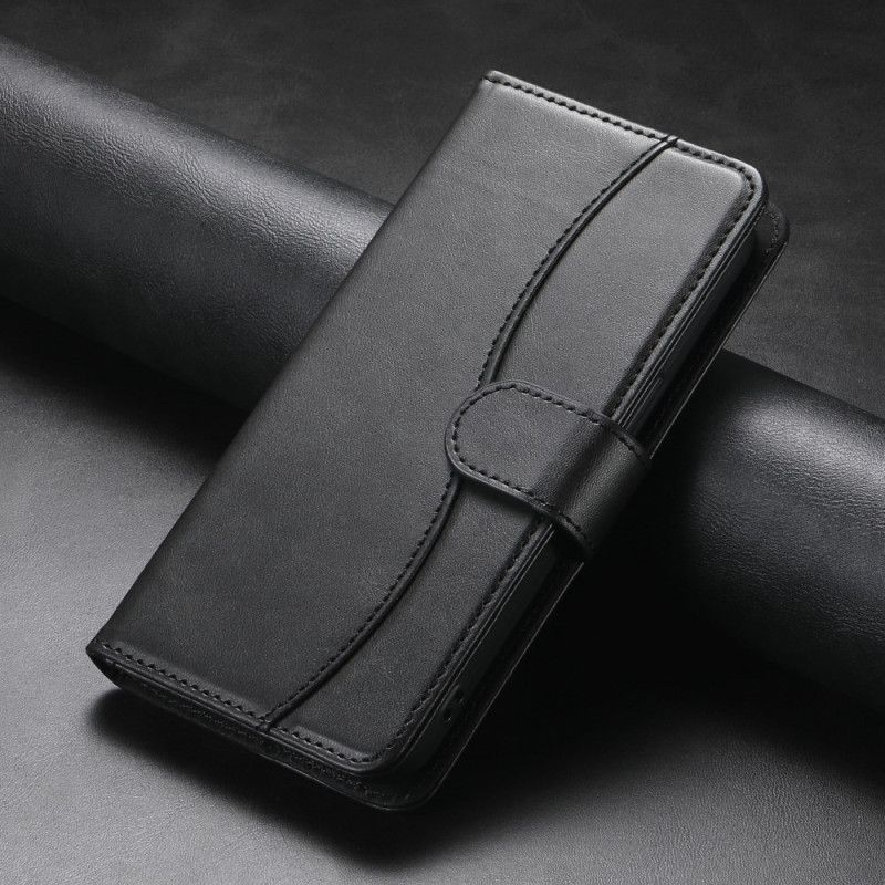 Leren Hoesje Xiaomi Redmi Note 14 Pro 4g S-design Met Bandje Bescherming Hoesje