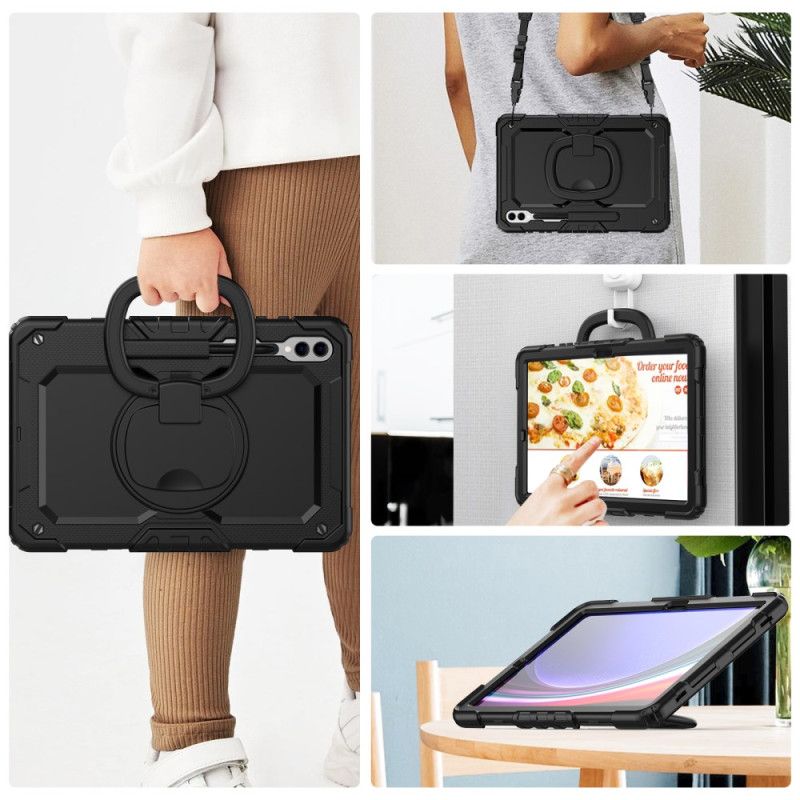 Hoesje Samsung Galaxy Tab S10 Ultra Premium Bescherming Met Schouderband Bescherming Hoesje