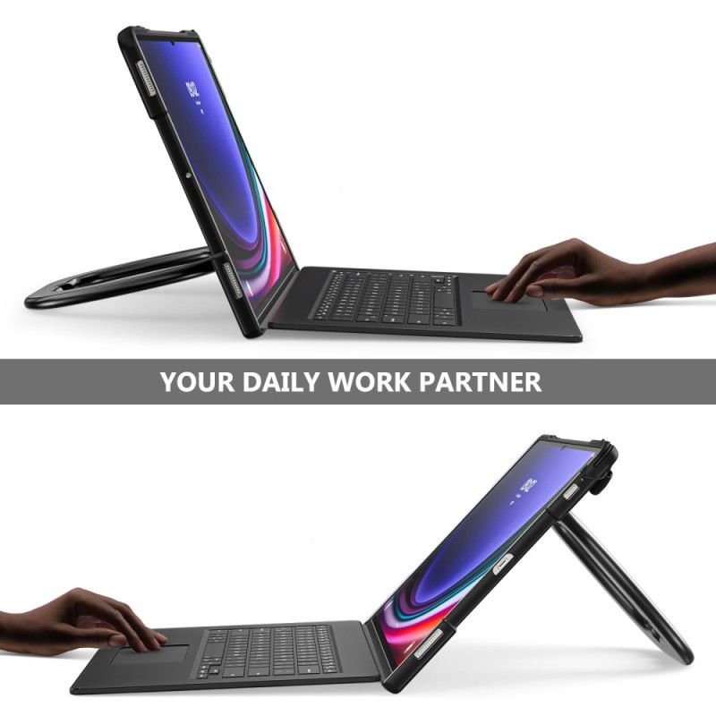 Hoesje Samsung Galaxy Tab S10 Ultra X910 Standaard En Grip Bescherming Hoesje