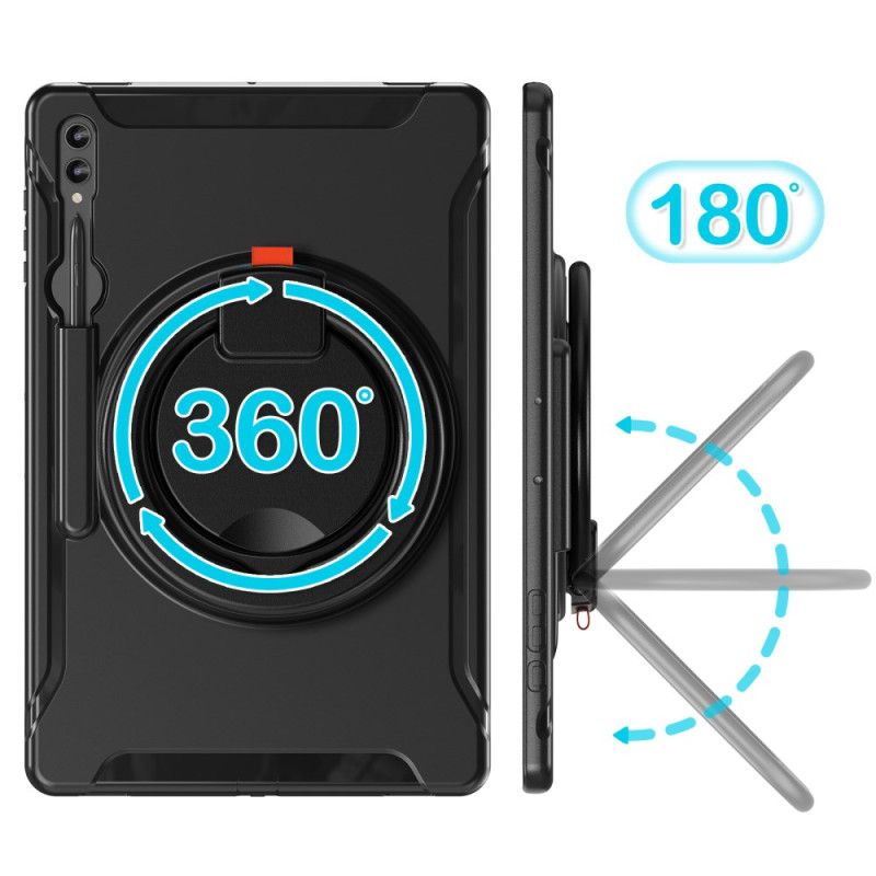 Hoesje Voor Samsung Galaxy Tab S10 Ultra Draaibare Ringstandaard