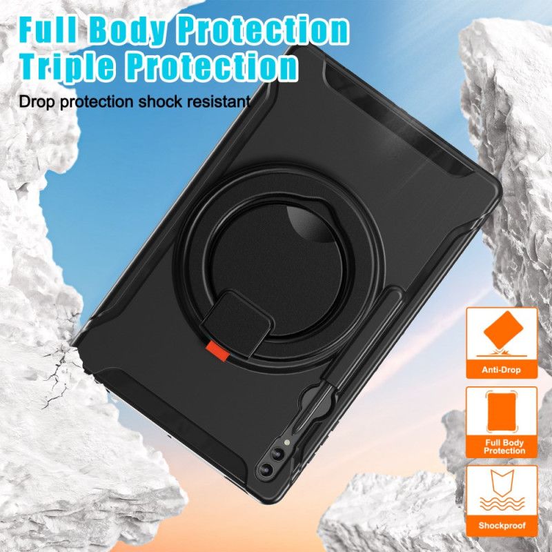 Hoesje Voor Samsung Galaxy Tab S10 Ultra Draaibare Ringstandaard