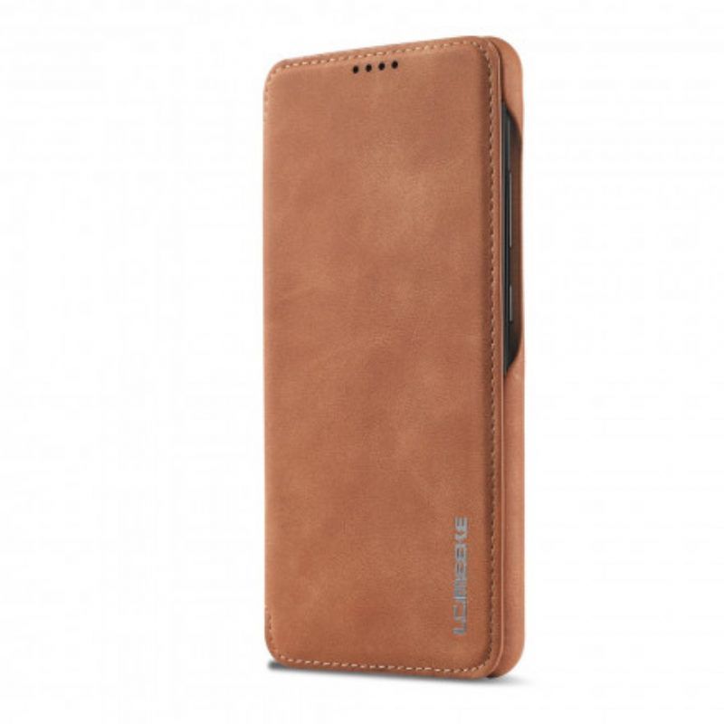 Bescherming Hoesje voor Samsung Galaxy A52 4G / A52 5G / A52s 5G Folio-hoesje Lc.imeeke Ledereffect