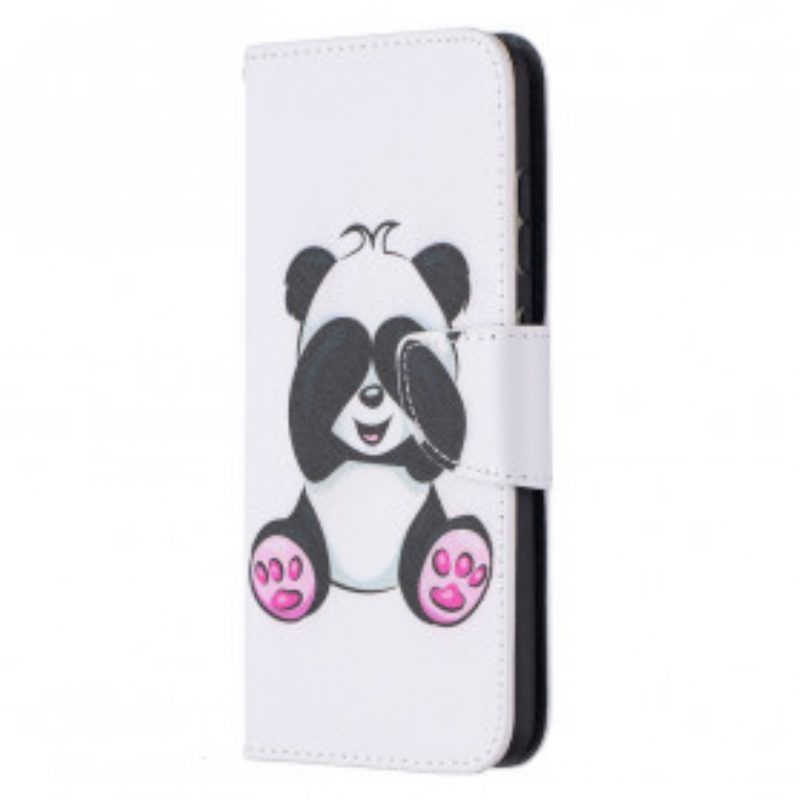 Folio-hoesje voor Samsung Galaxy A52 4G / A52 5G / A52s 5G Panda-plezier