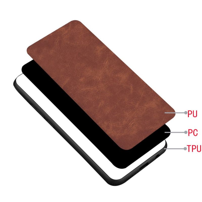 Hoesje voor Google Pixel 3 XL Bruin Grijs Luxe Leerstijl