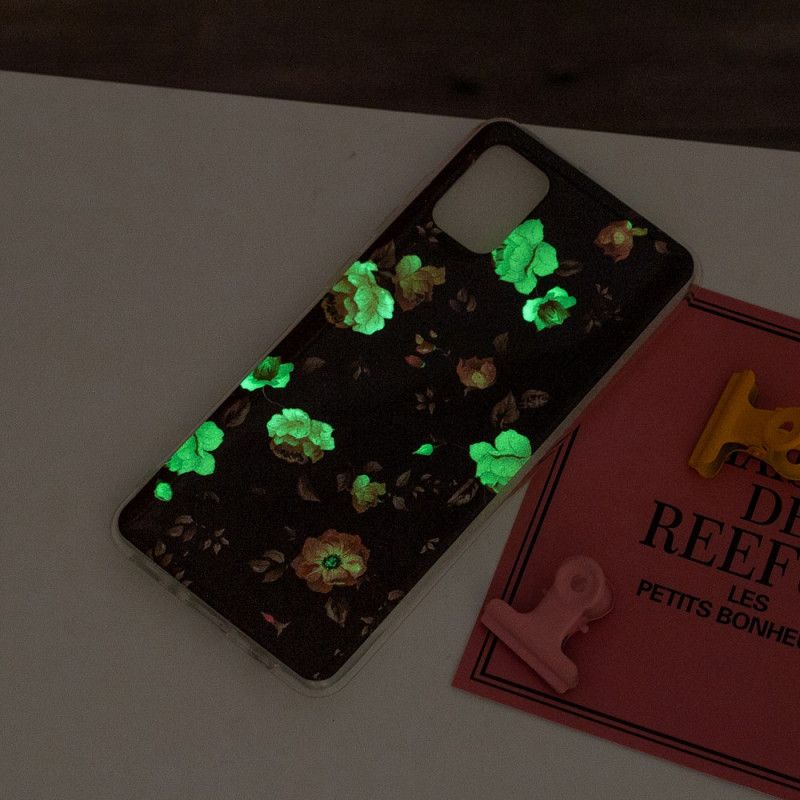Cover Hoesje Xiaomi Redmi 10 Telefoonhoesje Fluorescerende Floraliën