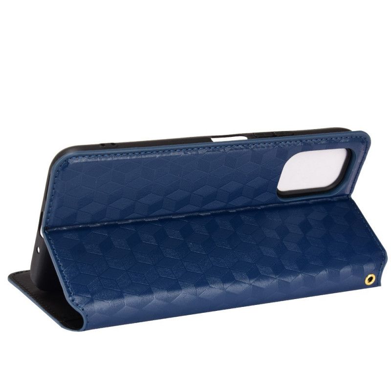 Folio-hoesje Xiaomi Redmi 10 Diamant Leereffect Bescherming Hoesje