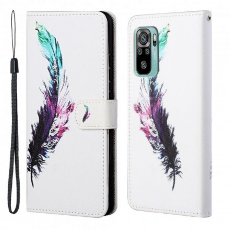 Folio-hoesje Xiaomi Redmi 10 Riem Veer