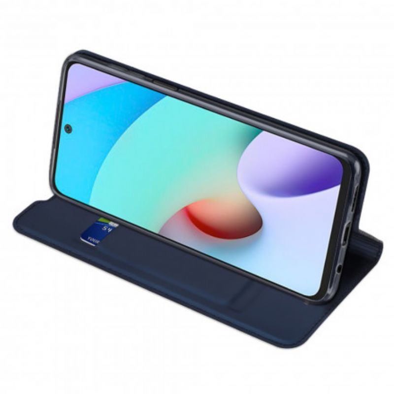 Folio-hoesje Xiaomi Redmi 10 Skin Pro Series Dux Ducis