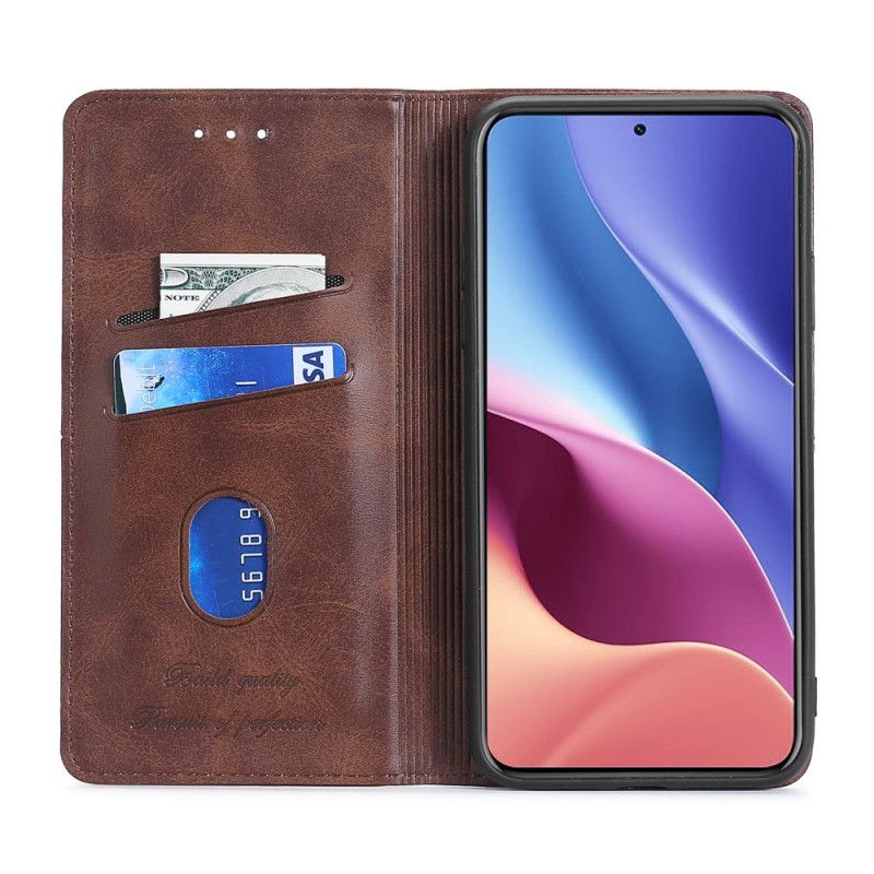 Folio-hoesje Xiaomi Redmi 10 Stijl Lederen Couture Bescherming Hoesje