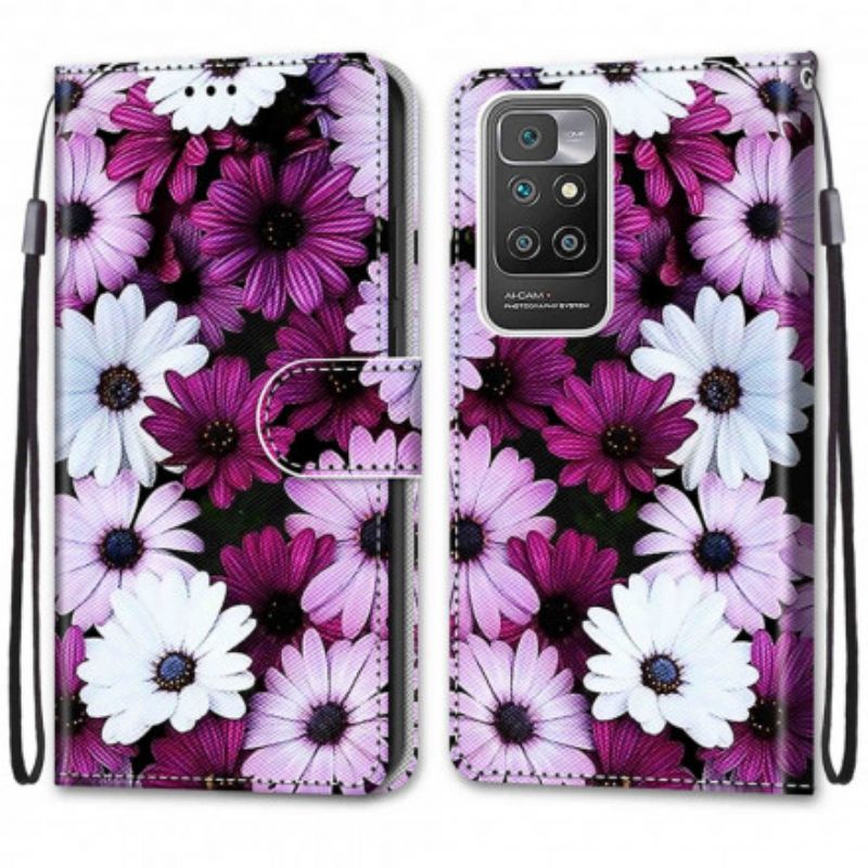 Folio-hoesje Xiaomi Redmi 10 Telefoonhoesje Bloemen Wonder