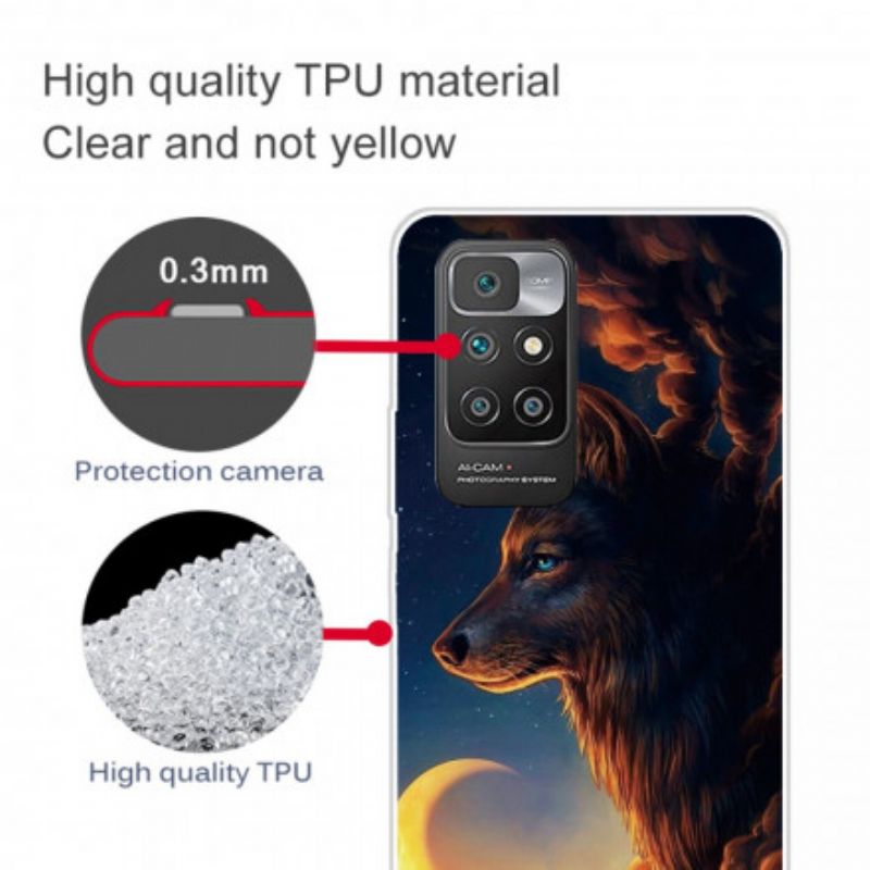 Hoesje Voor Xiaomi Redmi 10 Flexibele Wolf