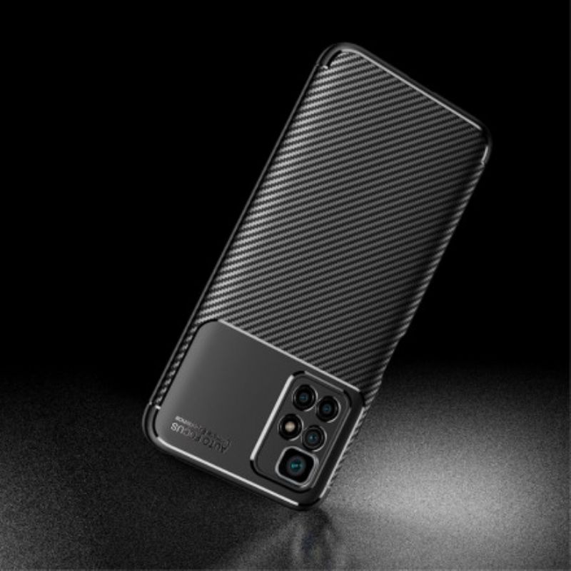 Hoesje Xiaomi Redmi 10 Flexibele Koolstofvezel