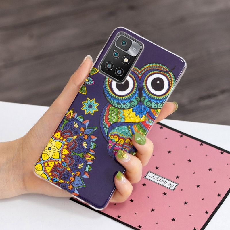 Hoesje Xiaomi Redmi 10 Fluorescerende Uil