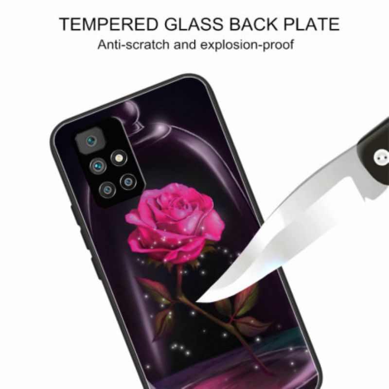 Hoesje Xiaomi Redmi 10 Magisch Roze Gehard Glas