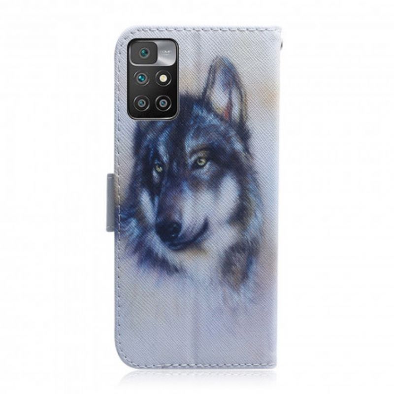 Leren Hoesje Voor Xiaomi Redmi 10 Hondenlook