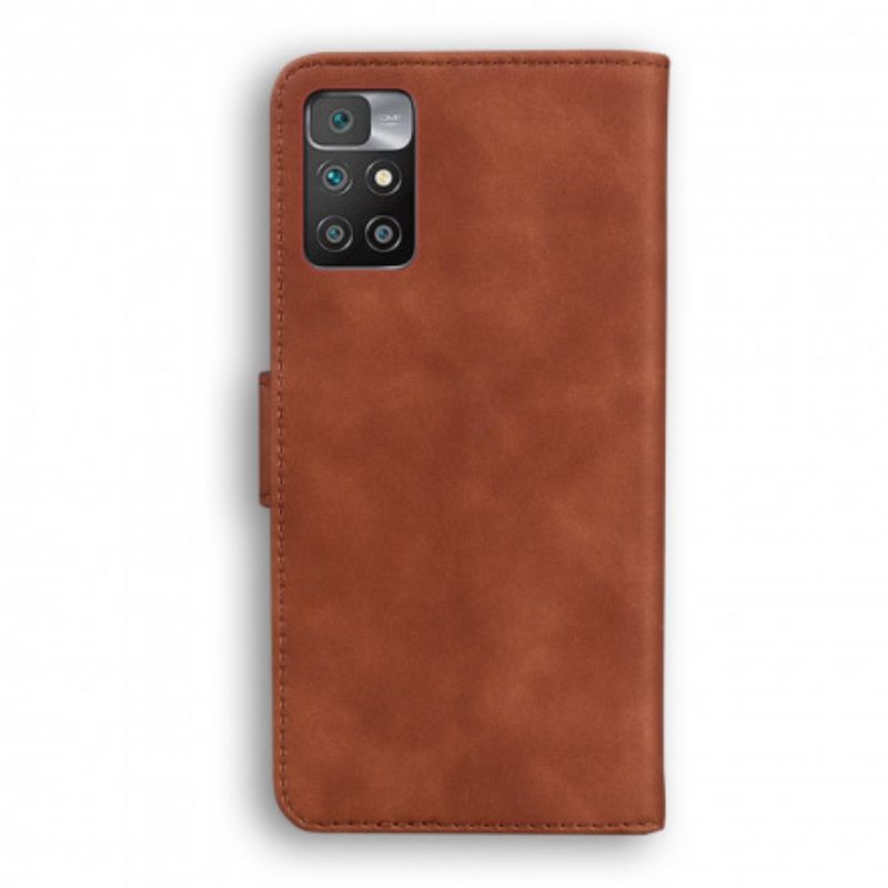 Leren Hoesje Voor Xiaomi Redmi 10 Kunstleer Retro