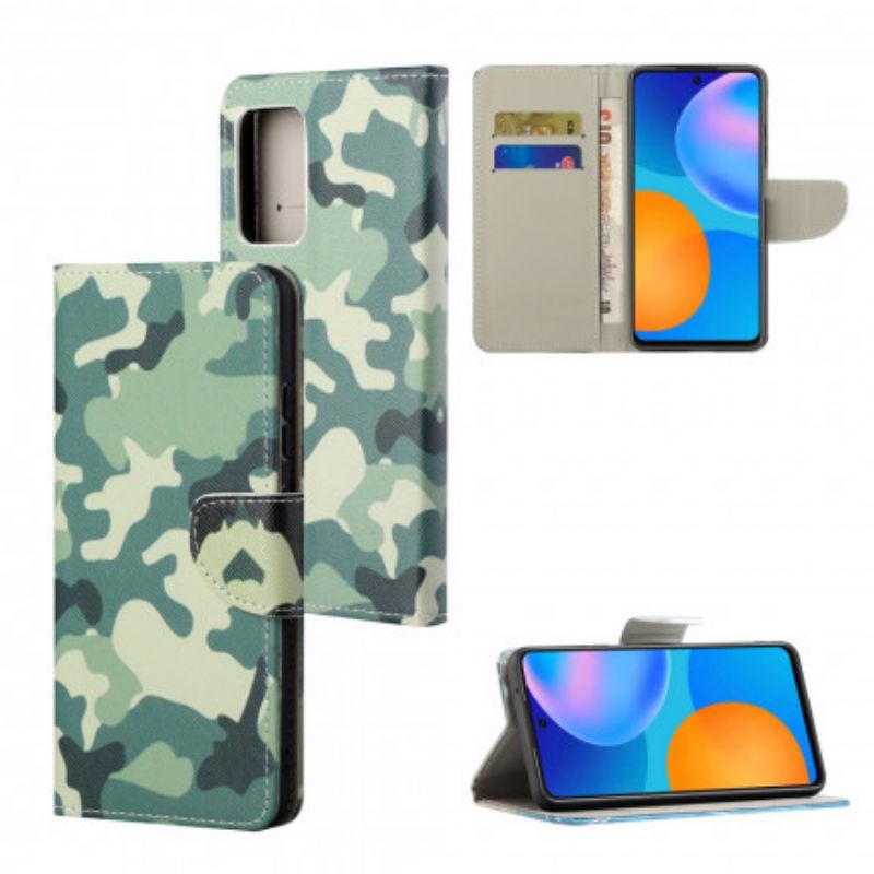 Leren Hoesje Xiaomi Redmi 10 Camouflage Bescherming Hoesje
