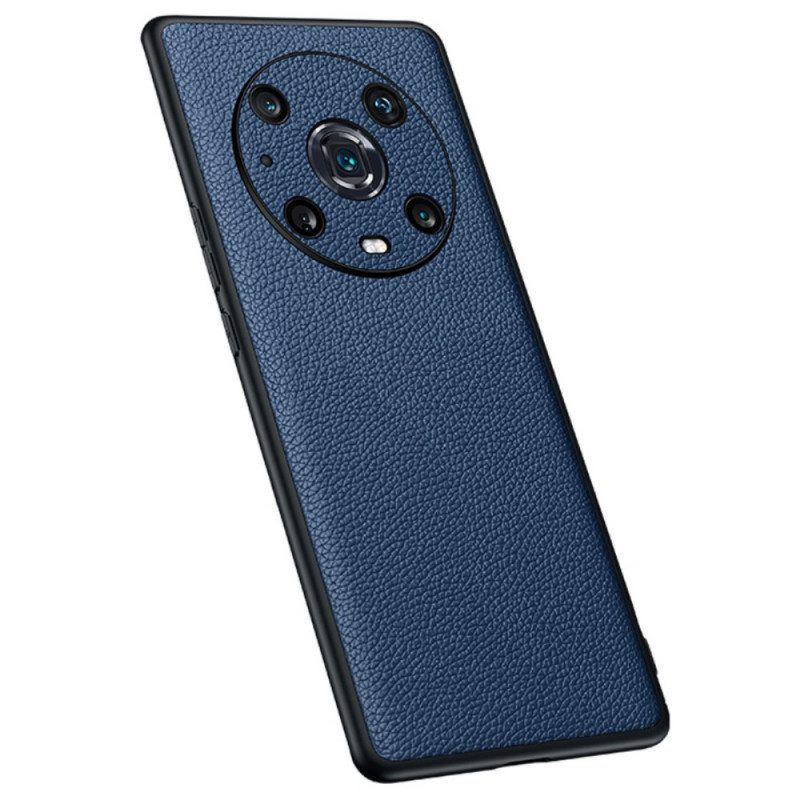 Hoesje voor Honor Magic 4 Pro Echt Litchi-leer