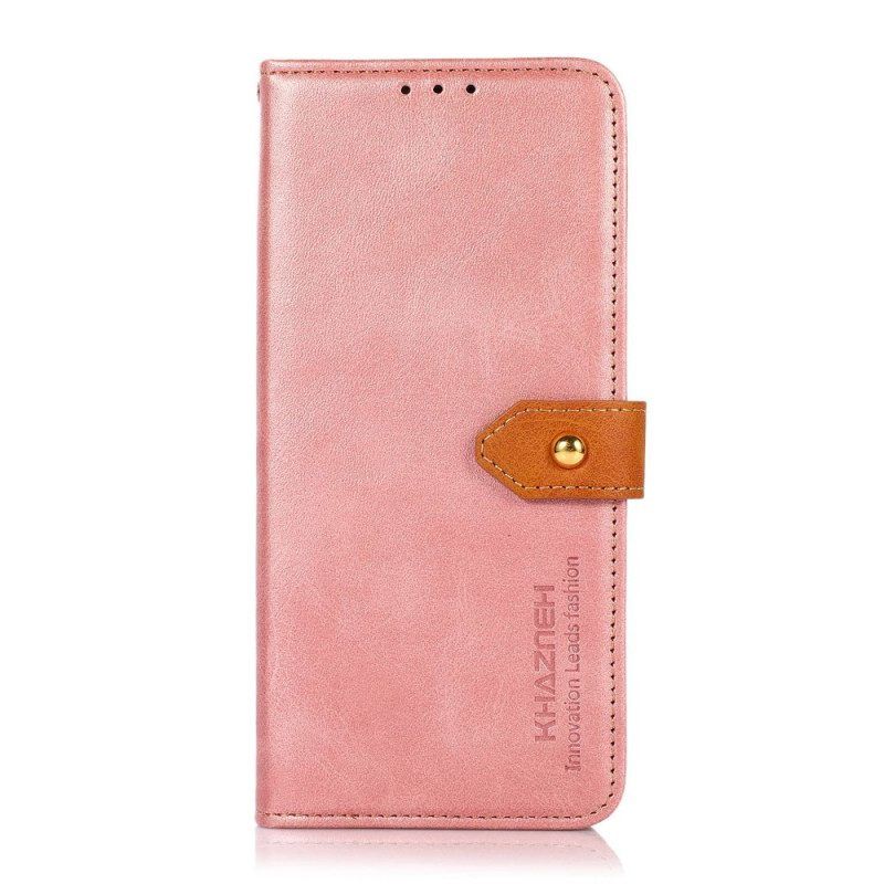 Leren Hoesje voor Honor Magic 4 Pro Met Khazneh-riem