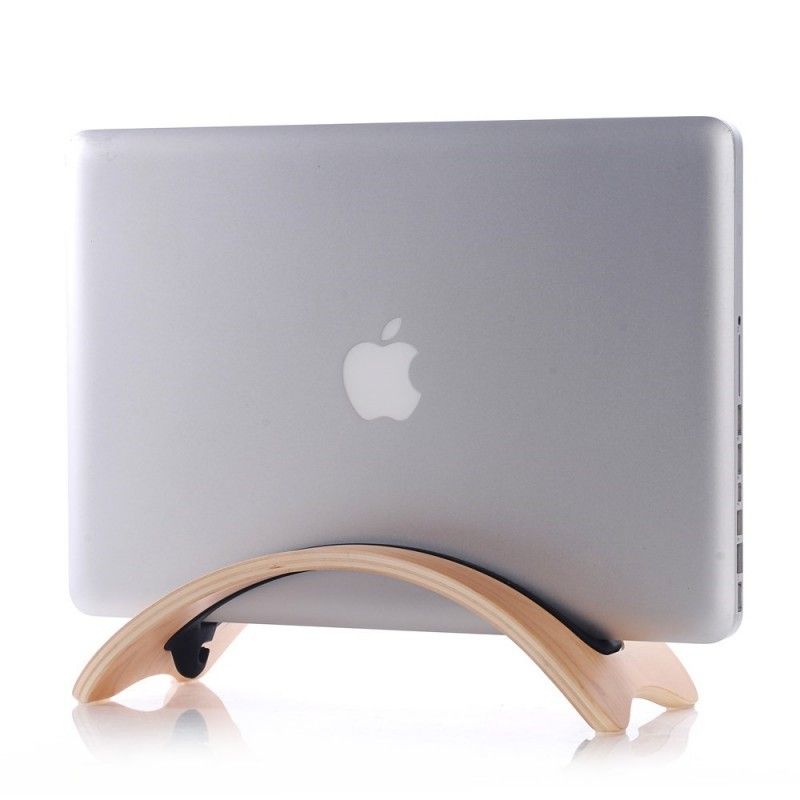 Bookarc Natuurlijke Houten Houder Voor Macbook