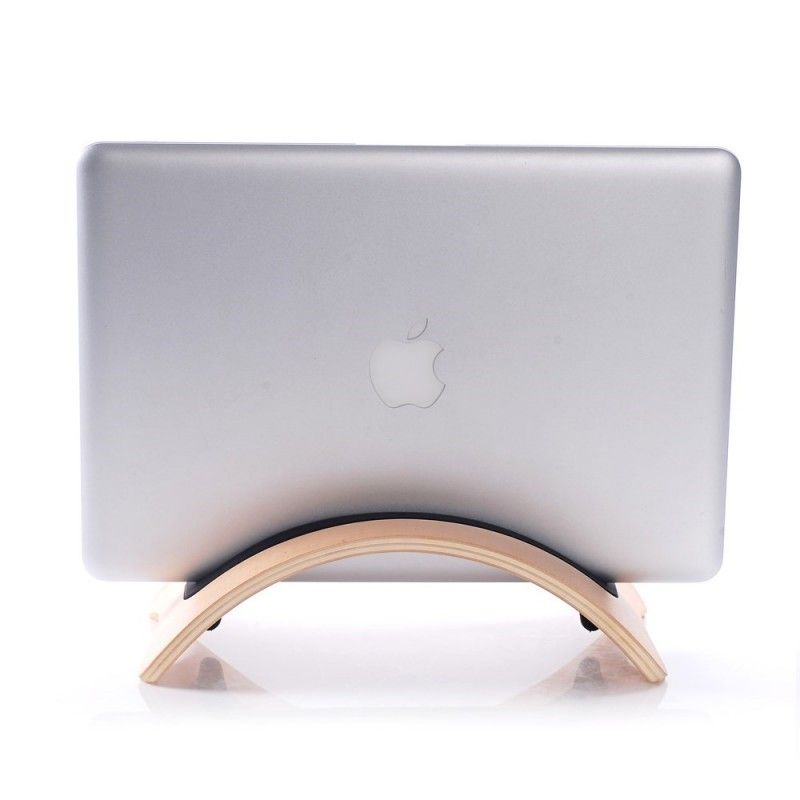 Bookarc Natuurlijke Houten Houder Voor Macbook