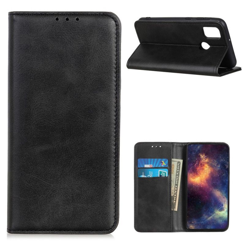 Folio-hoesje Oppo A53s Rood Zwart Elegant Splitleer