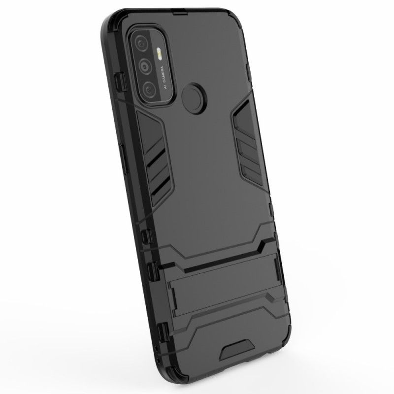 Hoesje Oppo A53s Rood Zwart Ultrabestendig