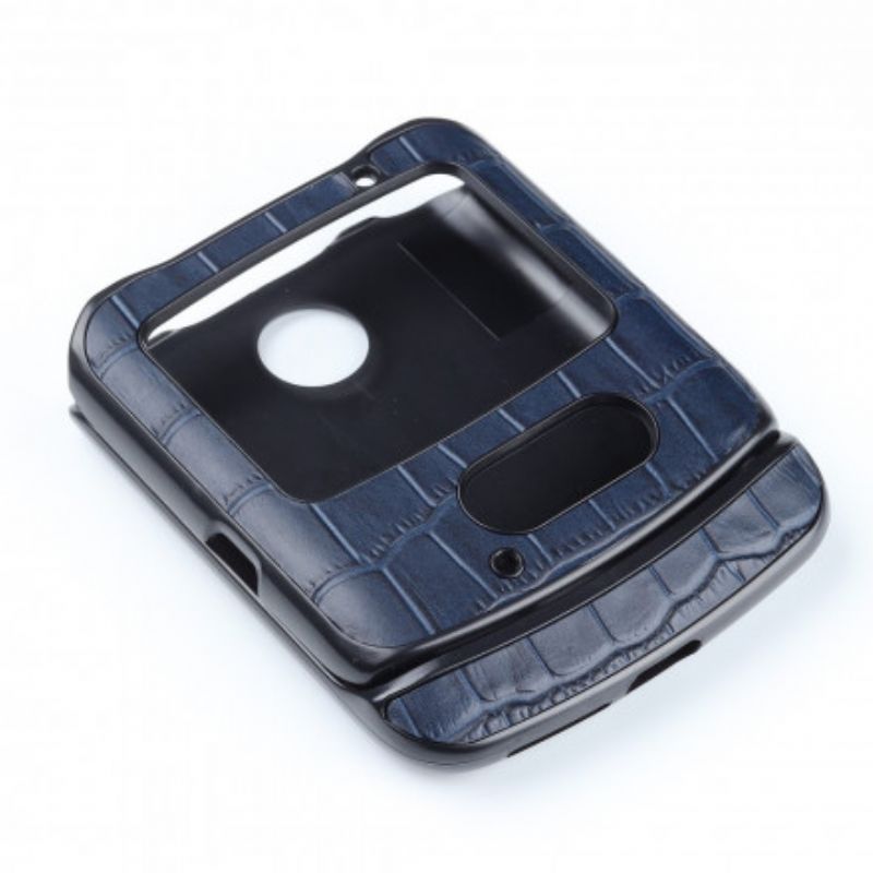 Hoesje Motorola Razr 5g Echt Krokodillenleer