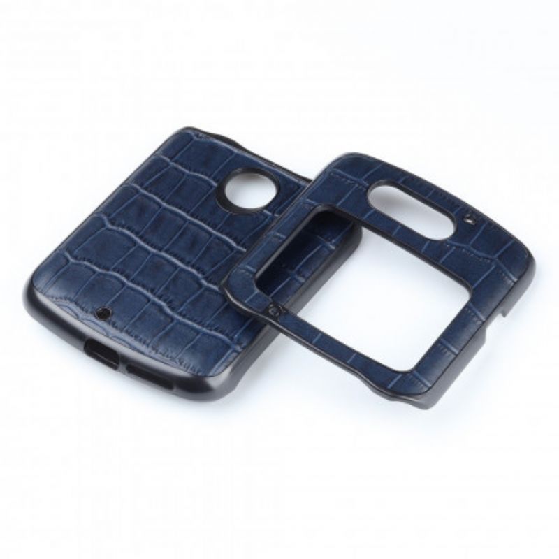 Hoesje Motorola Razr 5g Echt Krokodillenleer