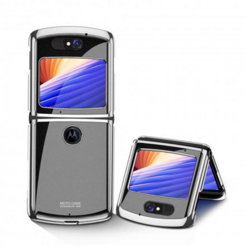 Hoesje Motorola Razr 5g Getextureerd Gehard Glas Gkk