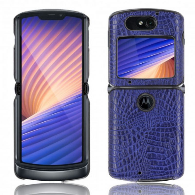 Hoesje Motorola Razr 5g Krokodillenleer Effect