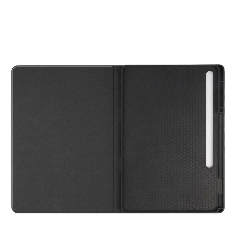 Cover Samsung Galaxy Tab S7 Fe Gestructureerd Kunstleer