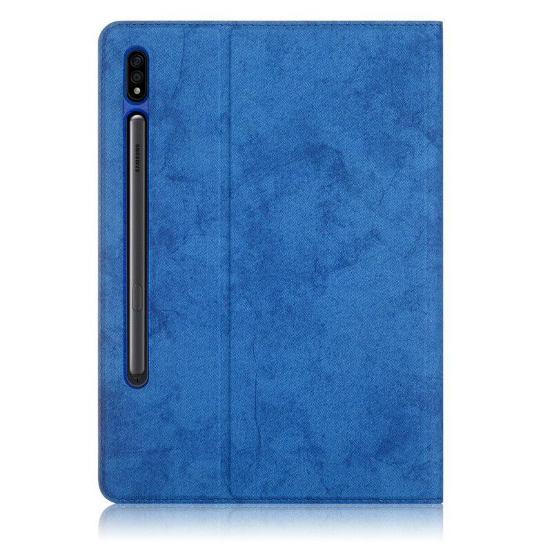 Cover Samsung Galaxy Tab S7 Fe Zakelijk Leereffect