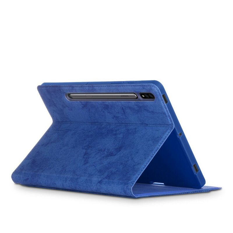 Cover Samsung Galaxy Tab S7 Fe Zakelijk Leereffect