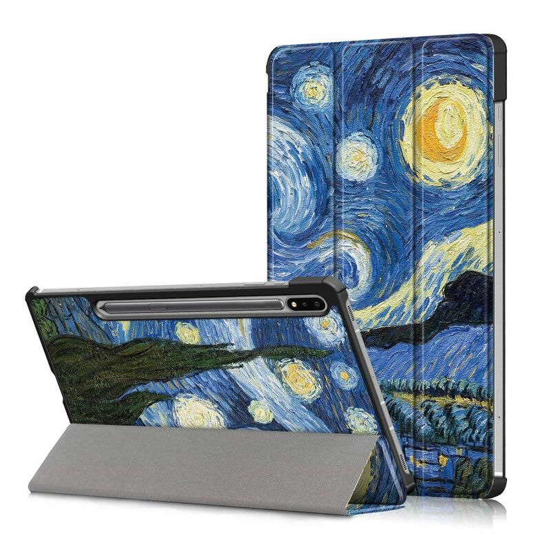 Smart Case Samsung Galaxy Tab S7 Fe Reinforced Van Gogh