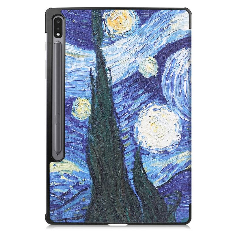 Smart Case Samsung Galaxy Tab S7 Fe Sterrennacht Penhouder