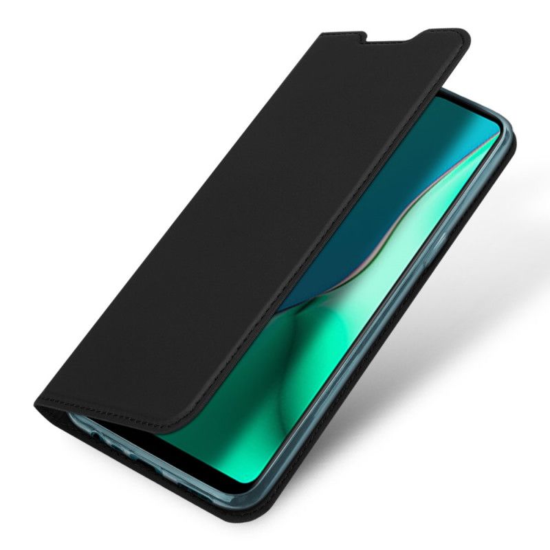 Folio-hoesje Oppo A5 2020 Marineblauw Zwart Pro Dux Ducis Huid