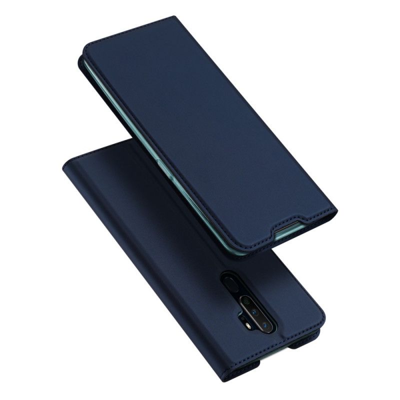 Folio-hoesje Oppo A5 2020 Marineblauw Zwart Pro Dux Ducis Huid