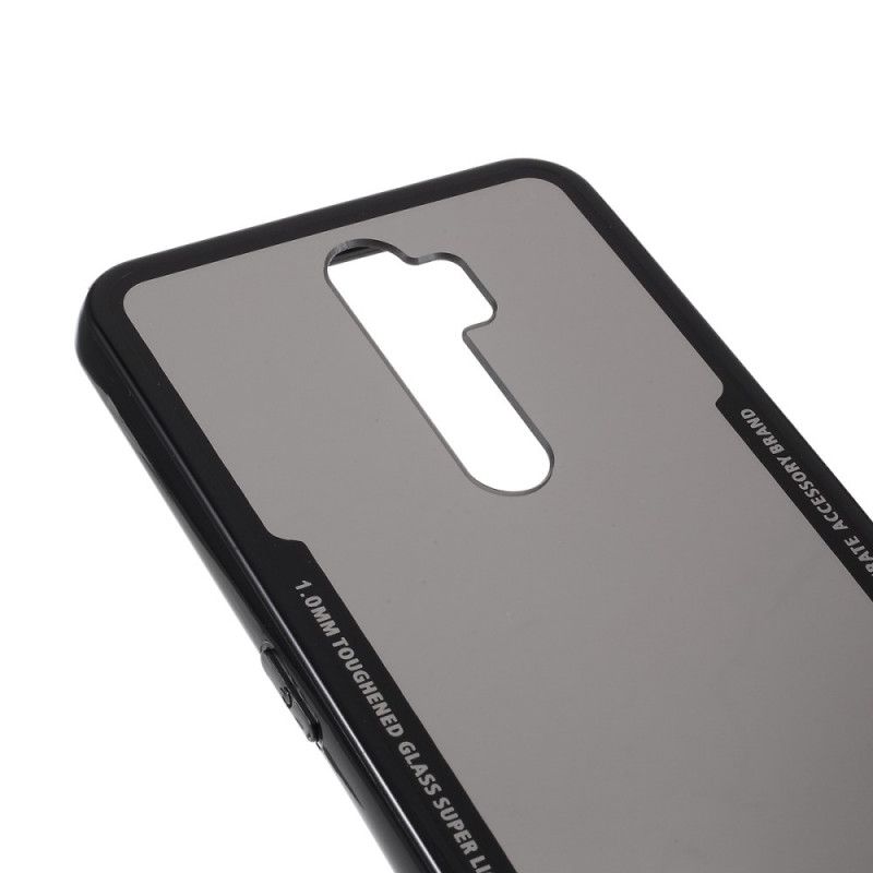 Hoesje voor Oppo A5 2020 Wit Zwart Spiegeleffect