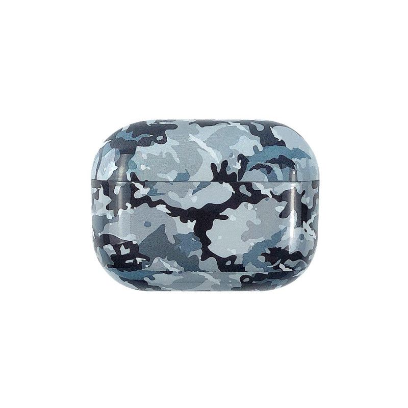 Cover Hoesje AirPods Pro Beige Lichtblauw Telefoonhoesje Camouflage