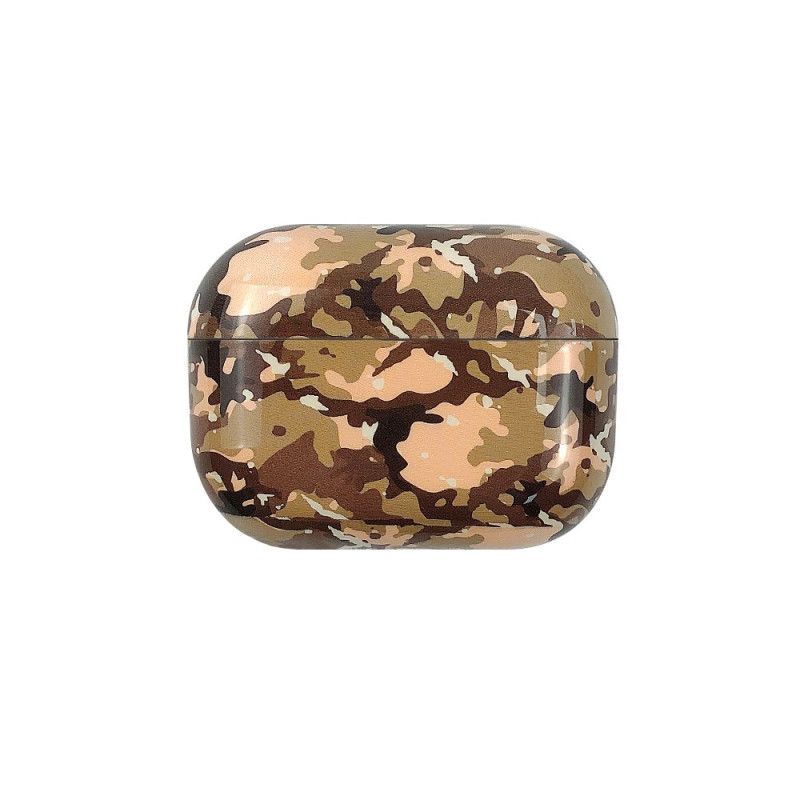 Cover Hoesje AirPods Pro Beige Lichtblauw Telefoonhoesje Camouflage