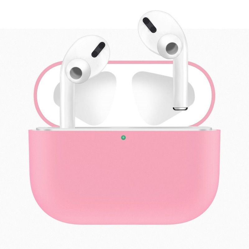 Hoesje AirPods Pro Wit Zwart Siliconen Effen Kleuren