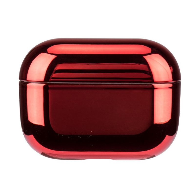 Hoesje voor AirPods Pro Grijs Zwart Metallic Stijl