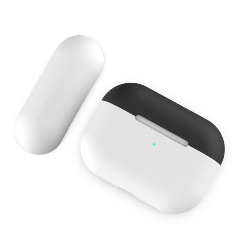 Hoesje voor AirPods Pro Wit Tweekleurige Siliconen