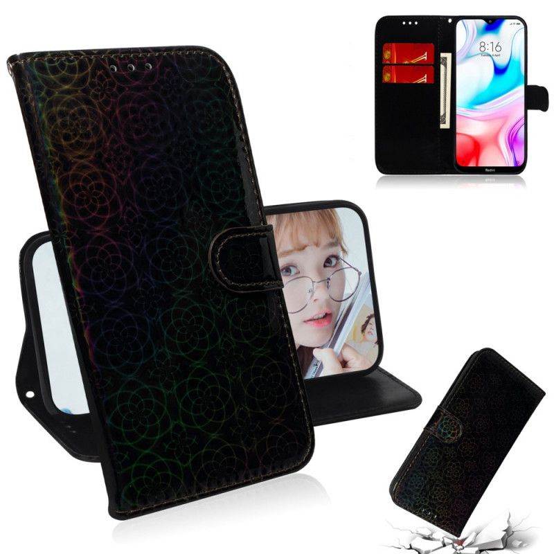 Flip Case Leren Xiaomi Redmi 8 Zwart Pure Kleur