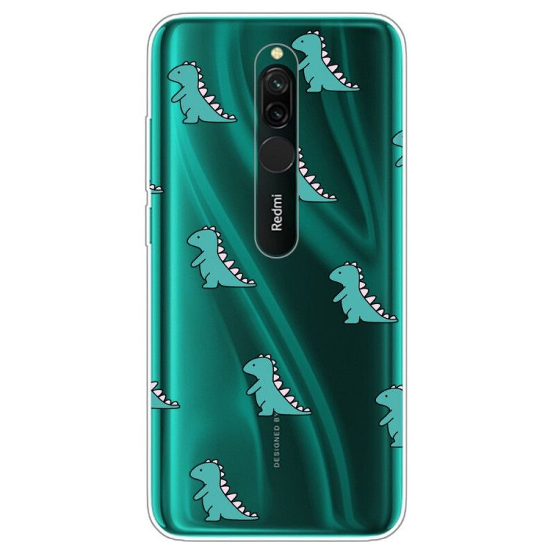 Hoesje Xiaomi Redmi 8 Dinosaurussen