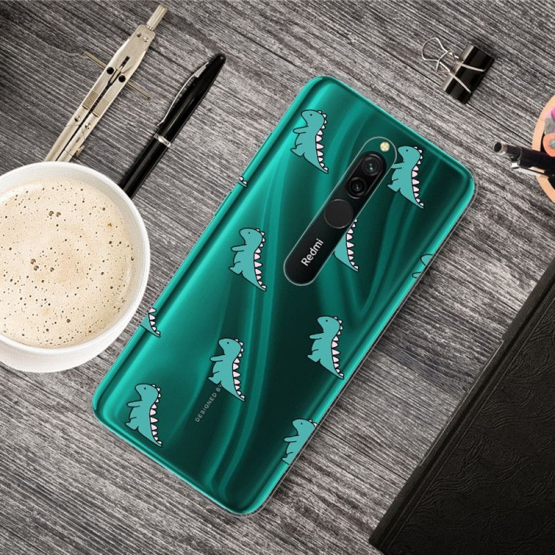 Hoesje Xiaomi Redmi 8 Dinosaurussen
